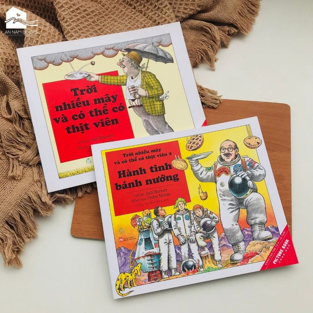  Sách Combo song ngữ Trời nhiêu mây và có thể có thịt viên 2 tập 