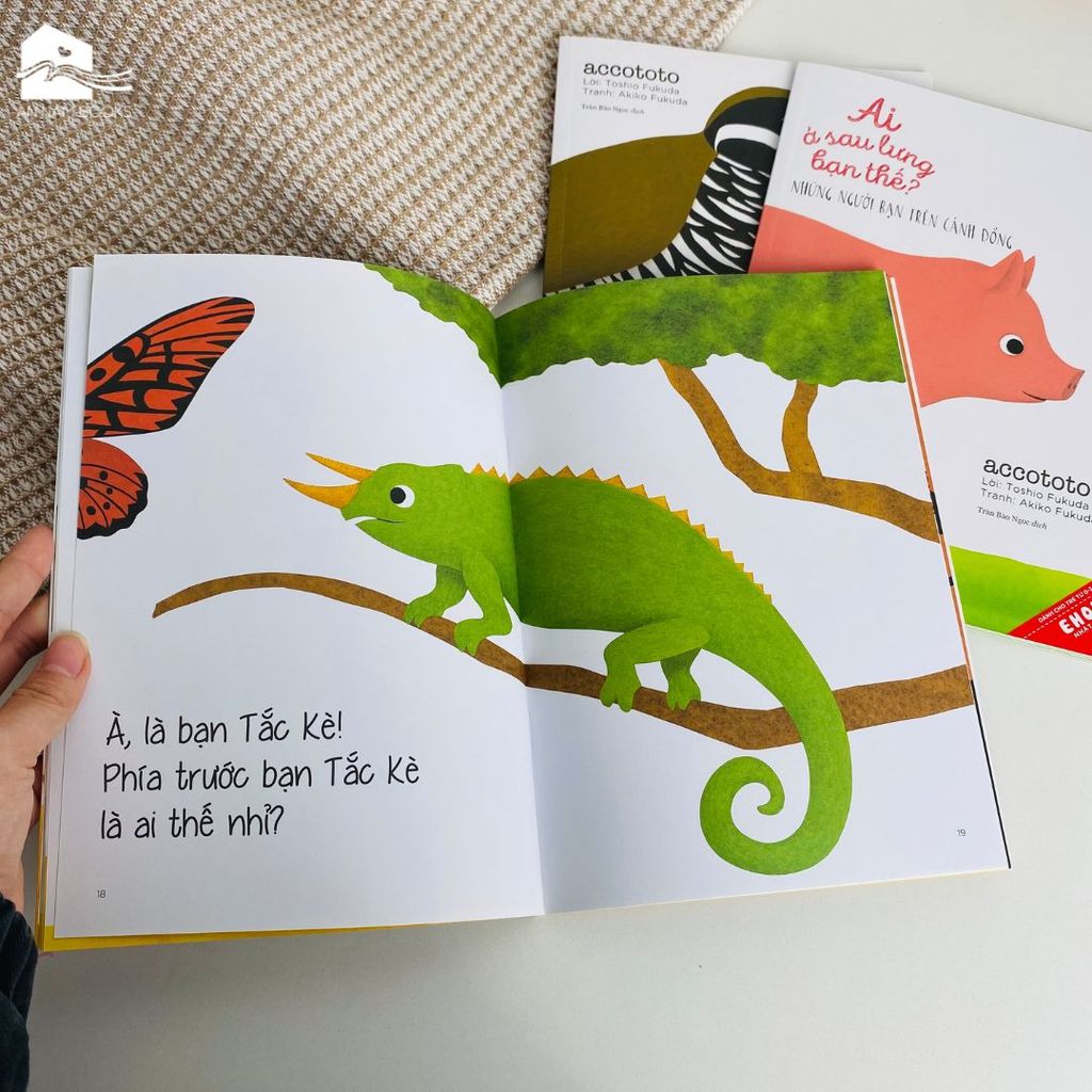  Sách Ehon Nhật Bản - Ai ở sau lưng bạn thế - Dành cho bé 0-3 tuổi (Bán lẻ) 