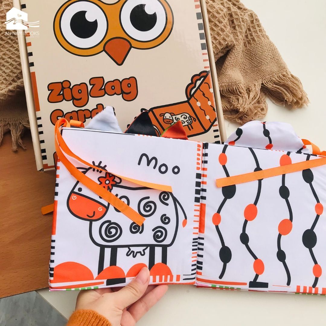  Sách Vải kiêm Quây cũi Kích thích thị giác cho bé Lalala Baby 3in1 