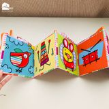  Sách Vải kiêm Quây cũi Kích thích thị giác cho bé Lalala Baby 3in1 