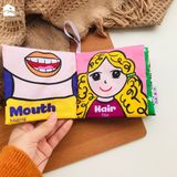  Sách vải cho bé Lalala Baby 8 chủ đề, Touch touch see see 