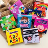  Sách vải cho bé Lalala Baby 8 chủ đề, Touch touch see see 