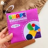  Sách vải cho bé Lalala Baby 8 chủ đề, Touch touch see see 