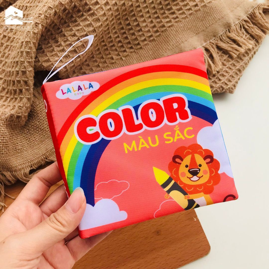  Sách vải cho bé Lalala Baby 8 chủ đề, Touch touch see see 