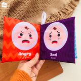  Sách vải cho bé Lalala Baby 8 chủ đề, Touch touch see see 