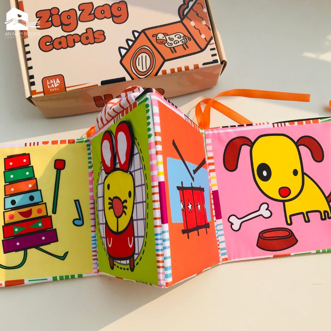  Sách Vải kiêm Quây cũi Kích thích thị giác cho bé Lalala Baby 3in1 