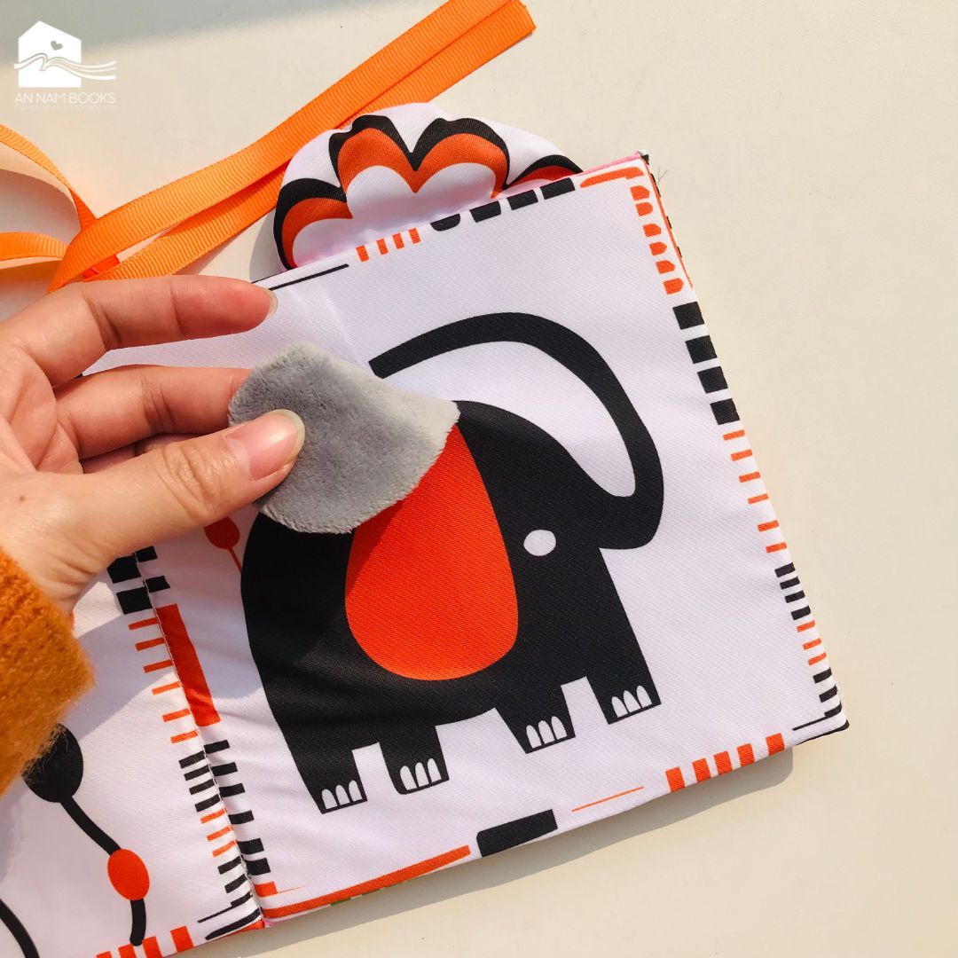  Sách Vải kiêm Quây cũi Kích thích thị giác cho bé Lalala Baby 3in1 