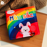  Sách Vải Cho Bé Sơ Sinh Lalala Baby đa Tương Tác thị giác. My Very First book 8 chủ đề 15x15cm, 12 trang 