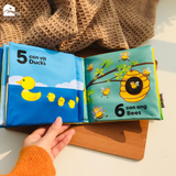  Sách Vải Cho Bé Sơ Sinh Lalala Baby đa Tương Tác thị giác. My Very First book 8 chủ đề 15x15cm, 12 trang 
