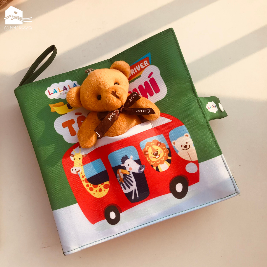  Sách vải đa tương tác Lalala Baby nhiều chủ đề, kích thước lớn 18x18cm 