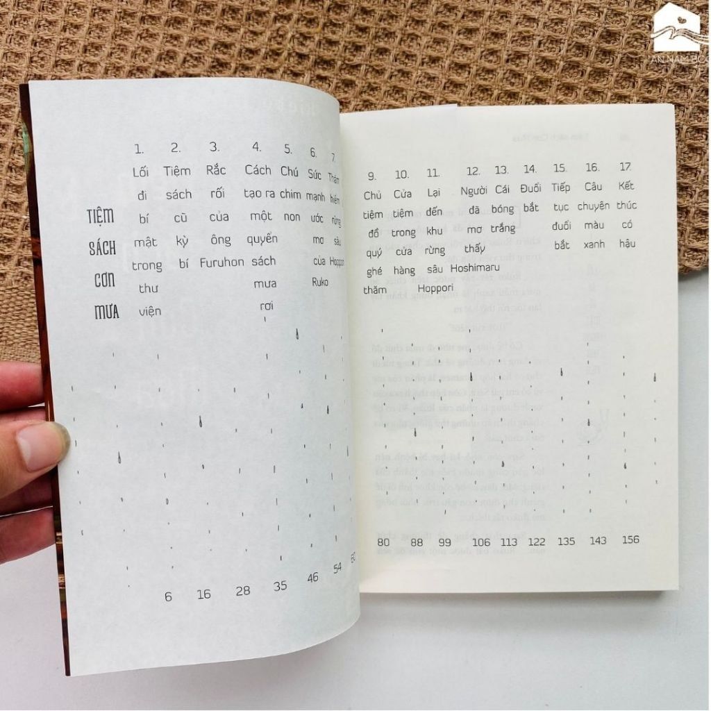  Sách - Tiệm sách cơn mưa (Tái bản) 