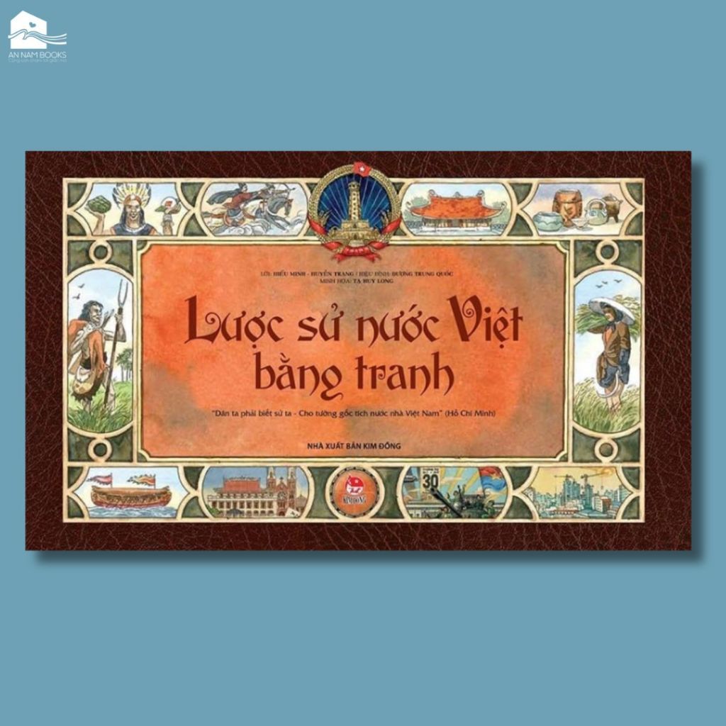  Sách bìa cứng - Lược sử nước Việt bằng tranh 