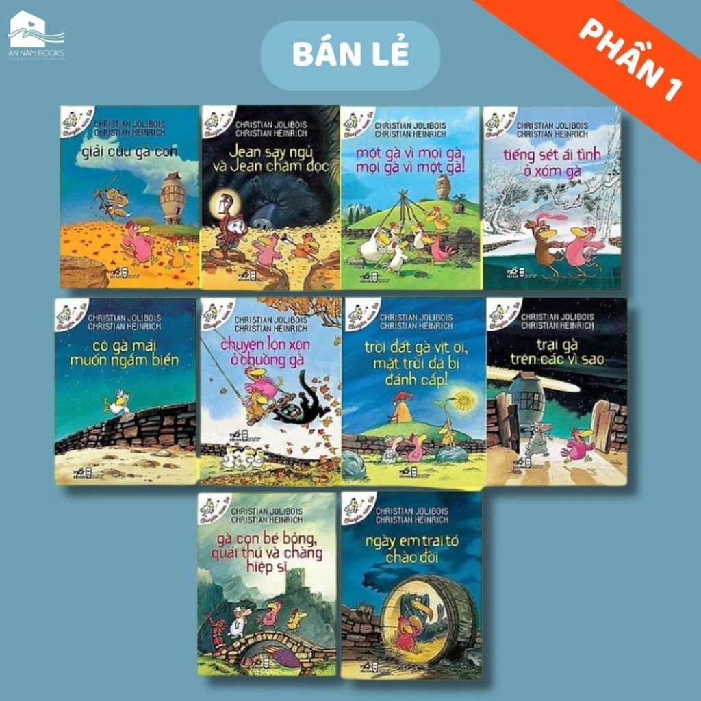  Sách - Chuyện xóm gà phần 1 (Bán lẻ) 