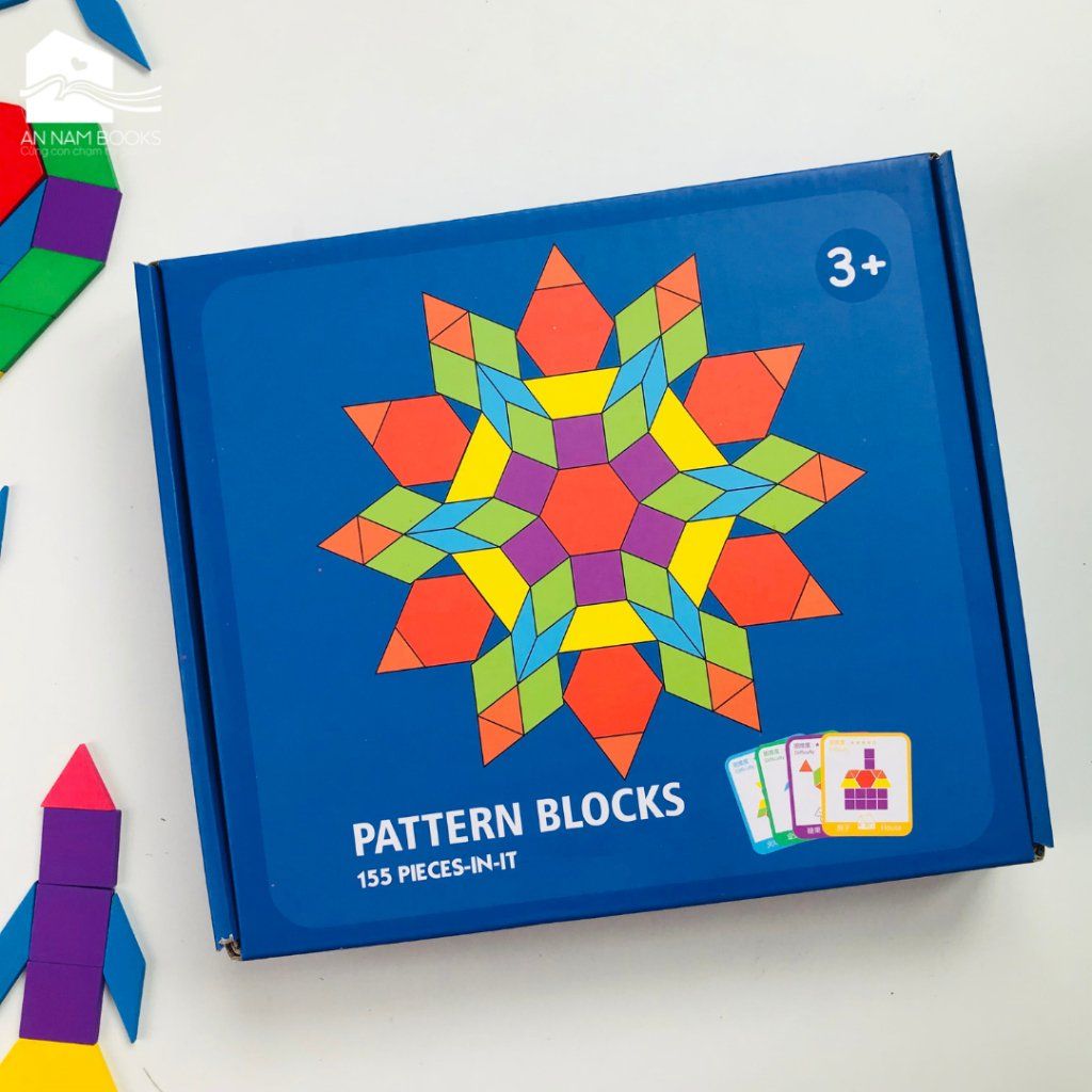  Đồ chơi MONTESSORI - Bộ ghép hình khối gỗ 155 chi tiết cho bé phát triển trí tuệ 