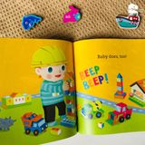  Sách song ngữ cho bé 0-6 tuổi - Bé Yêu Kỹ Thuật Kết Cấu Công Trình 