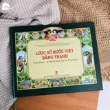 Sách song ngữ bìa cứng - Lược sử nước Việt bằng tranh Việt Nam - A Brief history in pictures (Tái bản) 