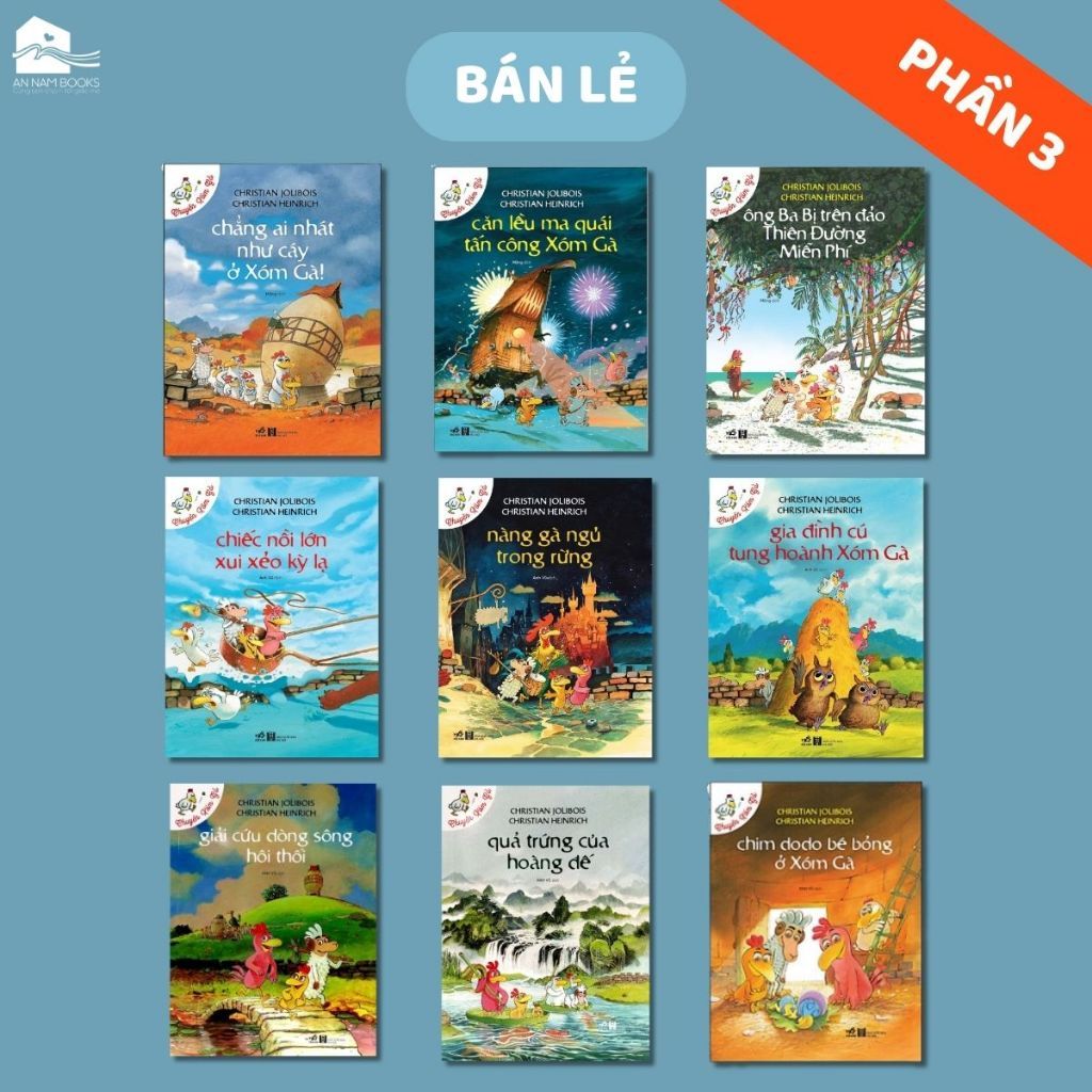  Sách - Chuyện xóm gà phần 3 (Bản lẻ) 
