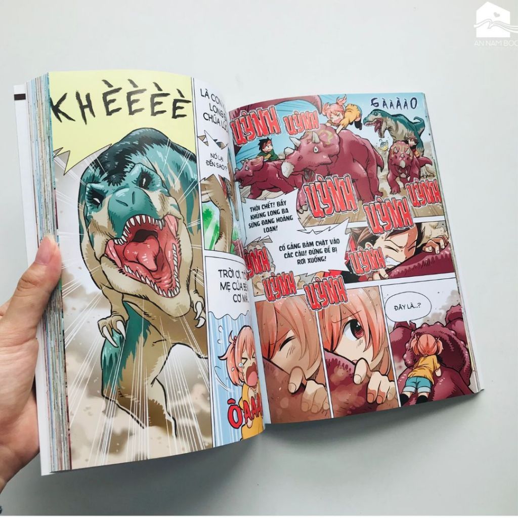  Sách - Nhiệm vụ khoa học kỳ bí Tập 3: Phiêu lưu về kỷ Phấn Trắng – Chạm trán khủng long 