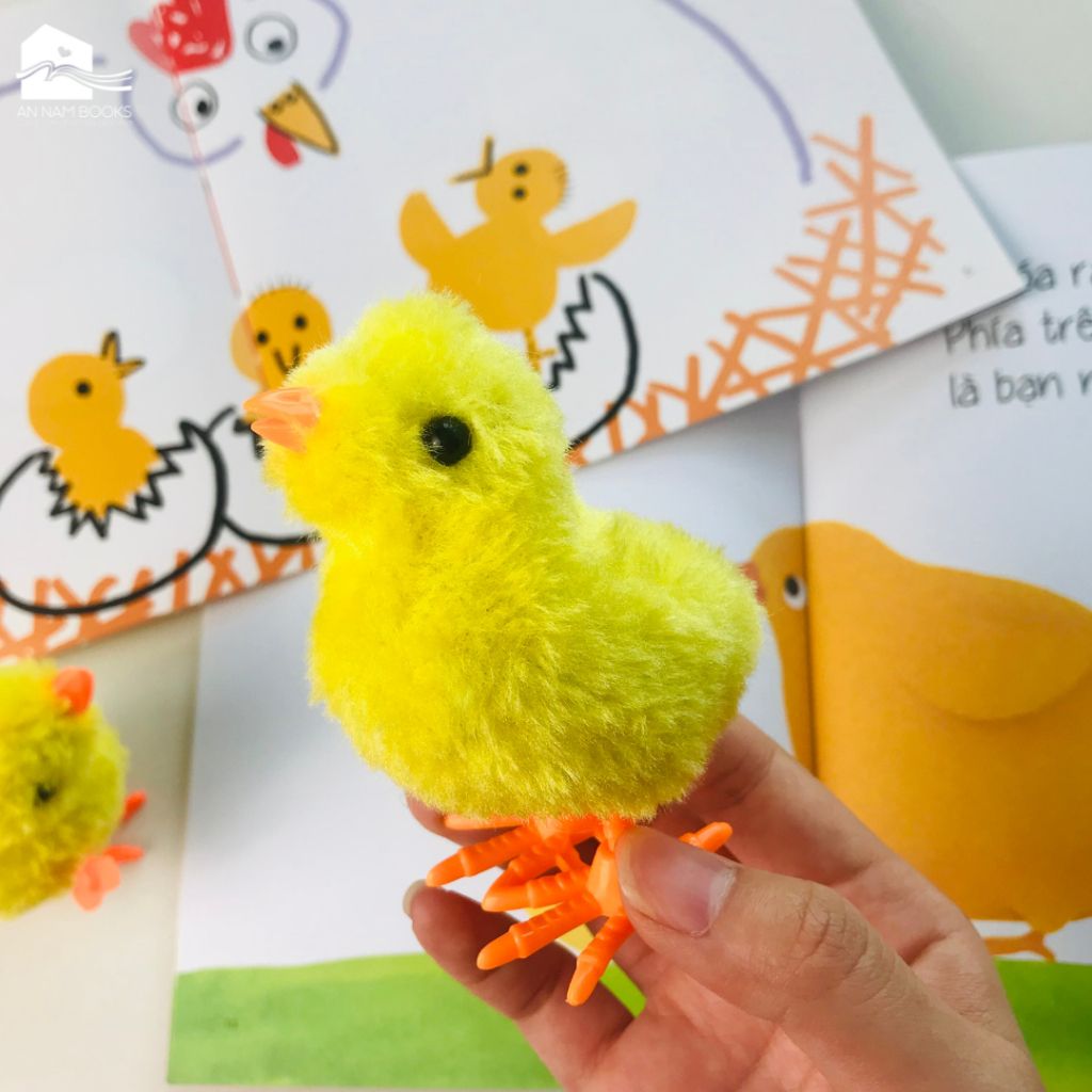  Đồ chơi - Gà nhảy vặn cót cho bé 