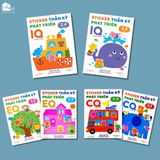  Sách - Sticker thần kỳ phát triển IQ - EQ - CQ 