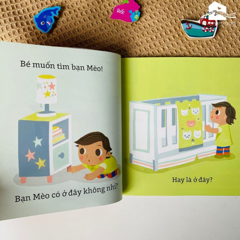  Sách song ngữ cho bé 0-6 tuổi - Bé yêu vật lý lượng tử 