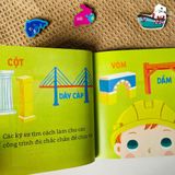  Sách song ngữ cho bé 0-6 tuổi - Bé Yêu Kỹ Thuật Kết Cấu Công Trình 