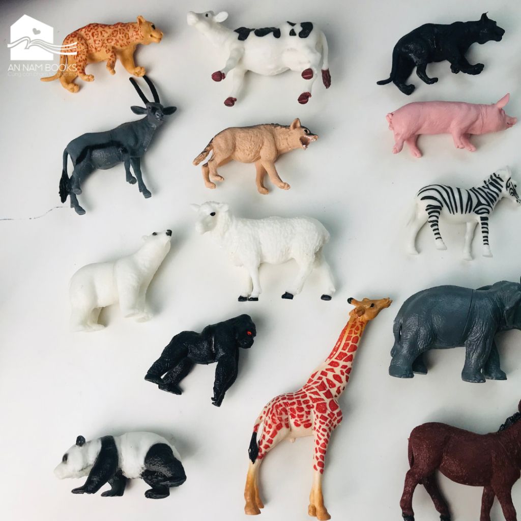  Đồ chơi - Hộp thế giới động vật trong sách (58 chi tiết) 