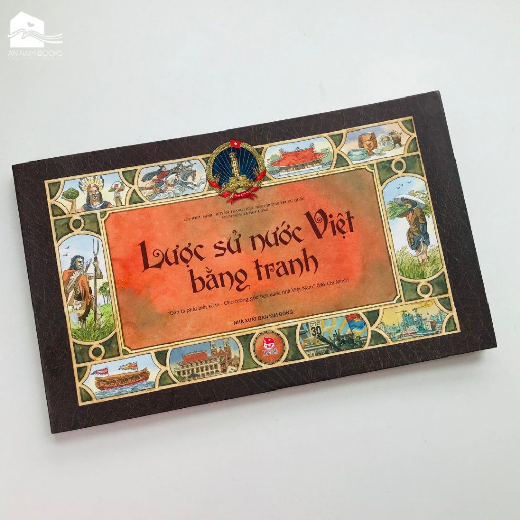  Sách bìa cứng - Lược sử nước Việt bằng tranh 