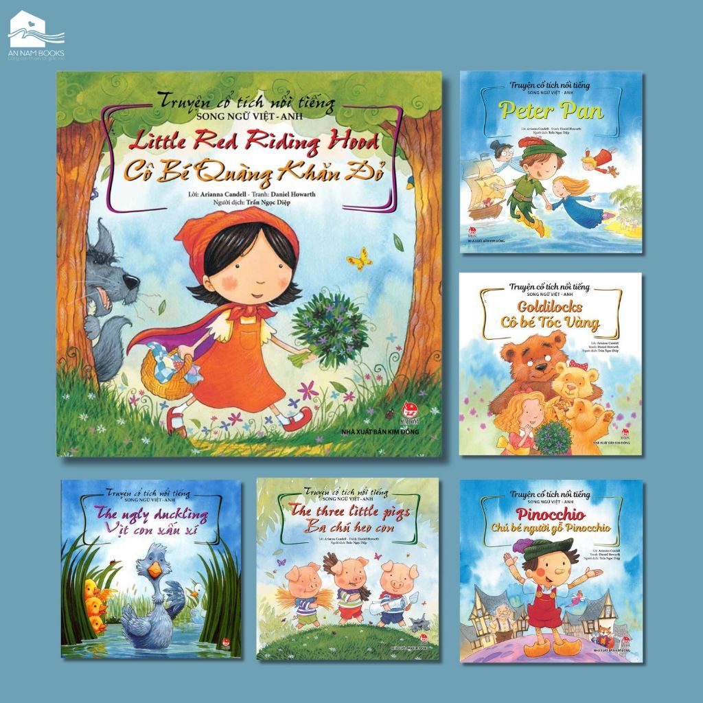  Sách - Truyện cổ tích nổi tiếng - Song ngữ Việt - Anh - Phần 1 