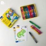  Màu sáp Thiên Long Colokit 10 màu tươi sáng dành cho bé từ 3 tuổi, tiêu chuẩn Châu Âu, an toàn cho các bé 