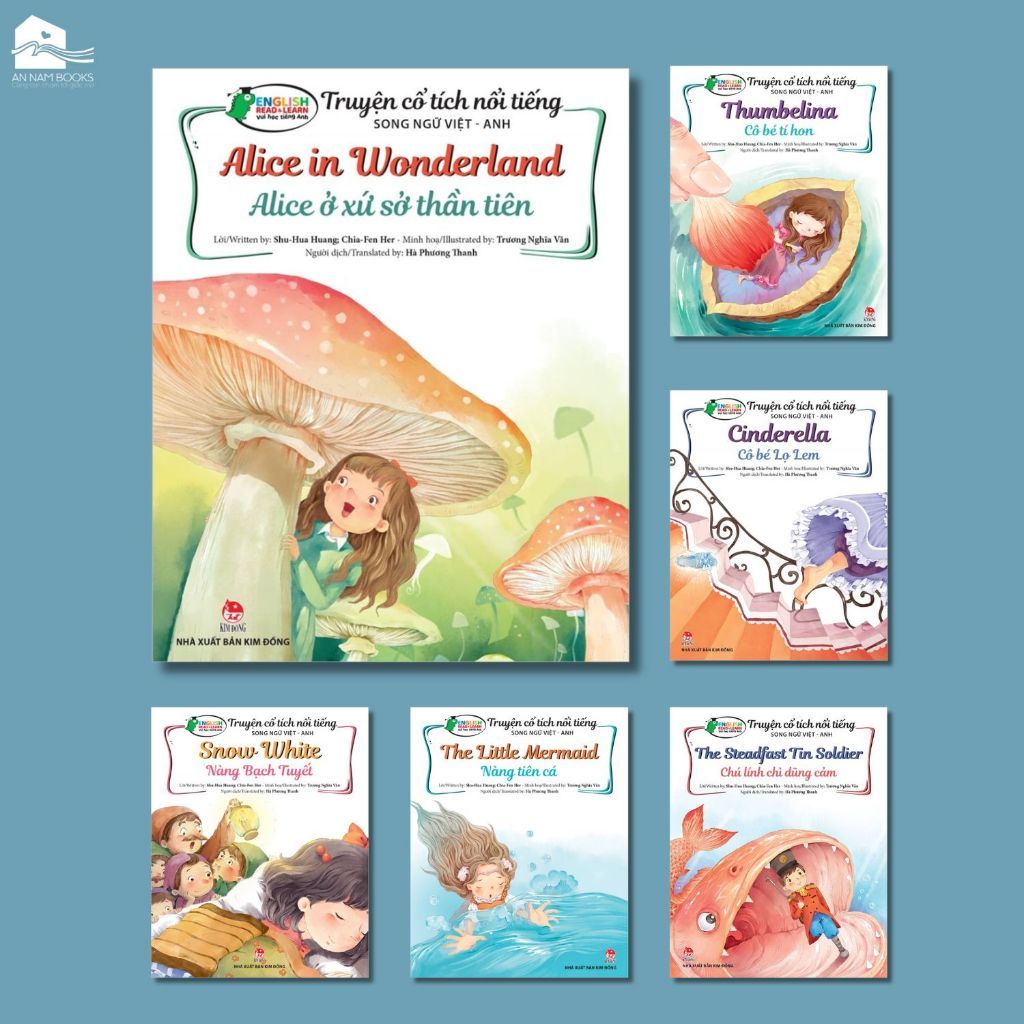  Sách - Truyện cổ tích nổi tiếng - Song ngữ Việt - Anh - Phần 2 