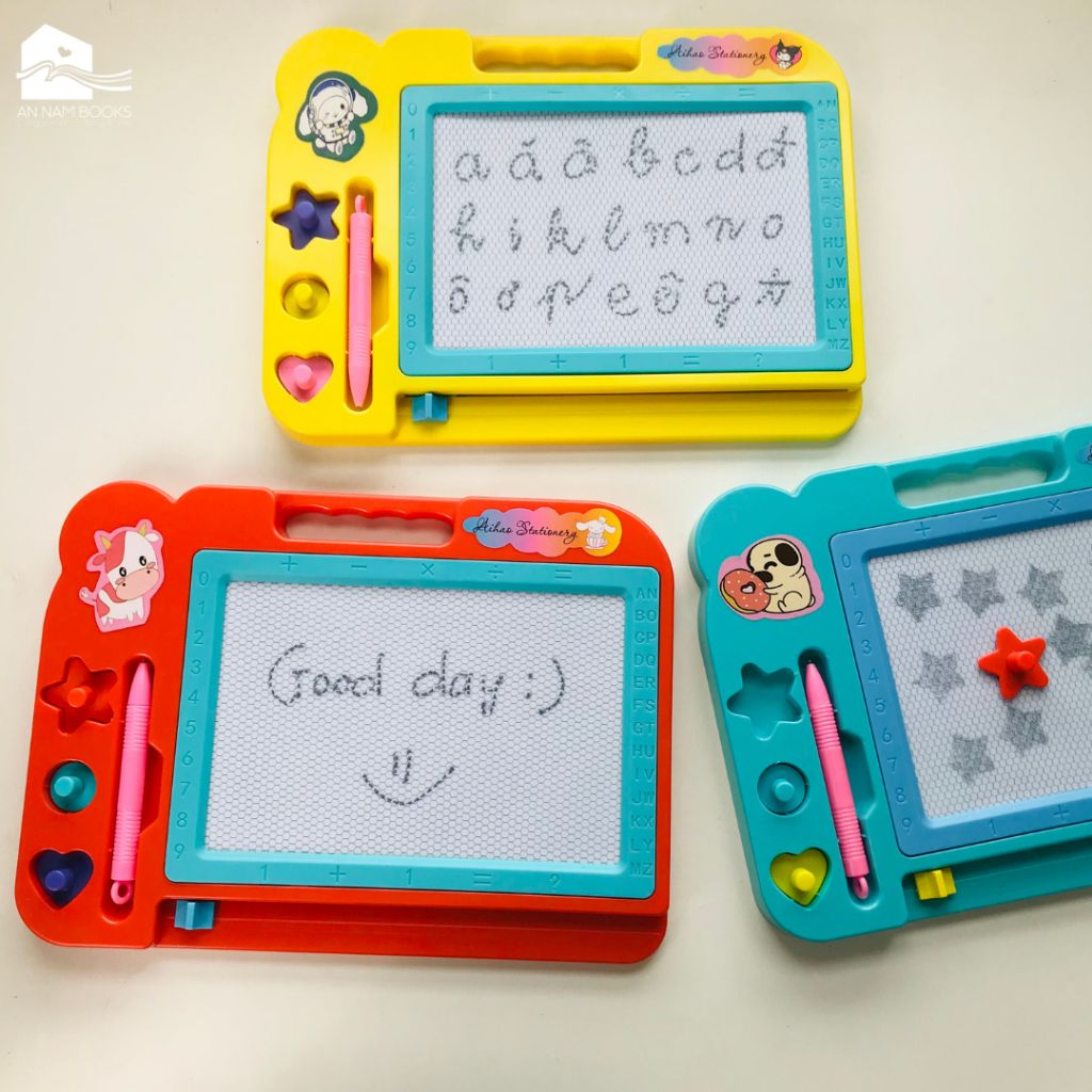  Bảng viết gạt xoá - Bảng viết thông minh cho bé (Nhiều màu) 