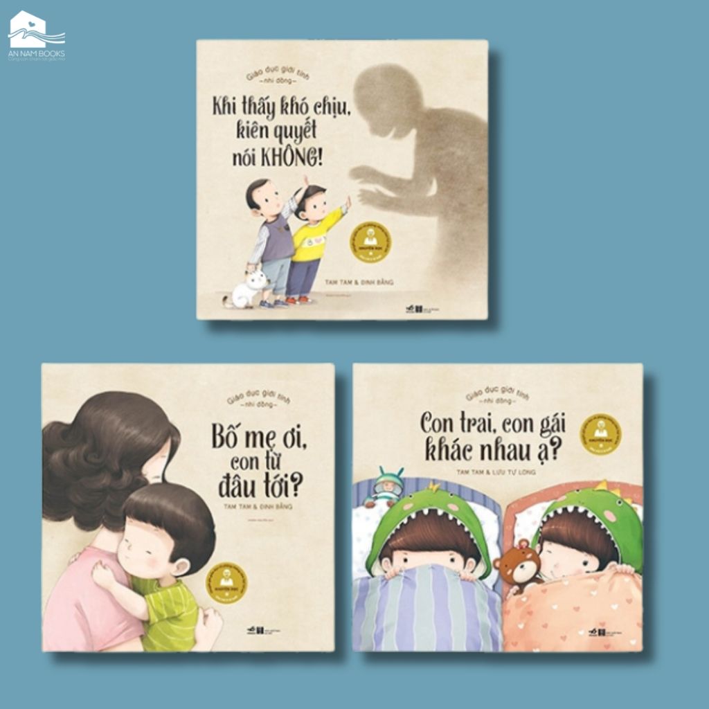  Sách - Combo 3 cuốn "Giáo dục giới tính nhi đồng" 