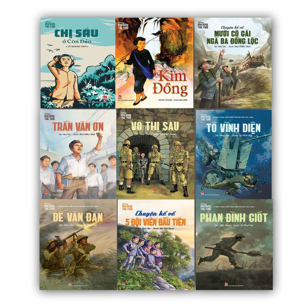  Sách - Bộ sách Những anh hùng trẻ tuổi 