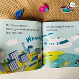  Sách song ngữ cho bé 0-6 tuổi - Bé yêu kỹ thuật hàng không vũ trụ 