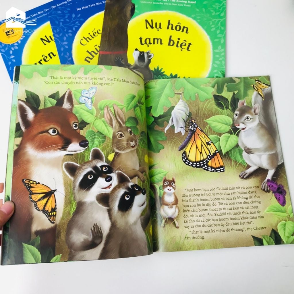  Sách song ngữ cho bé 3-8 tuổi - Gấu mèo Chester (Bán lẻ) 