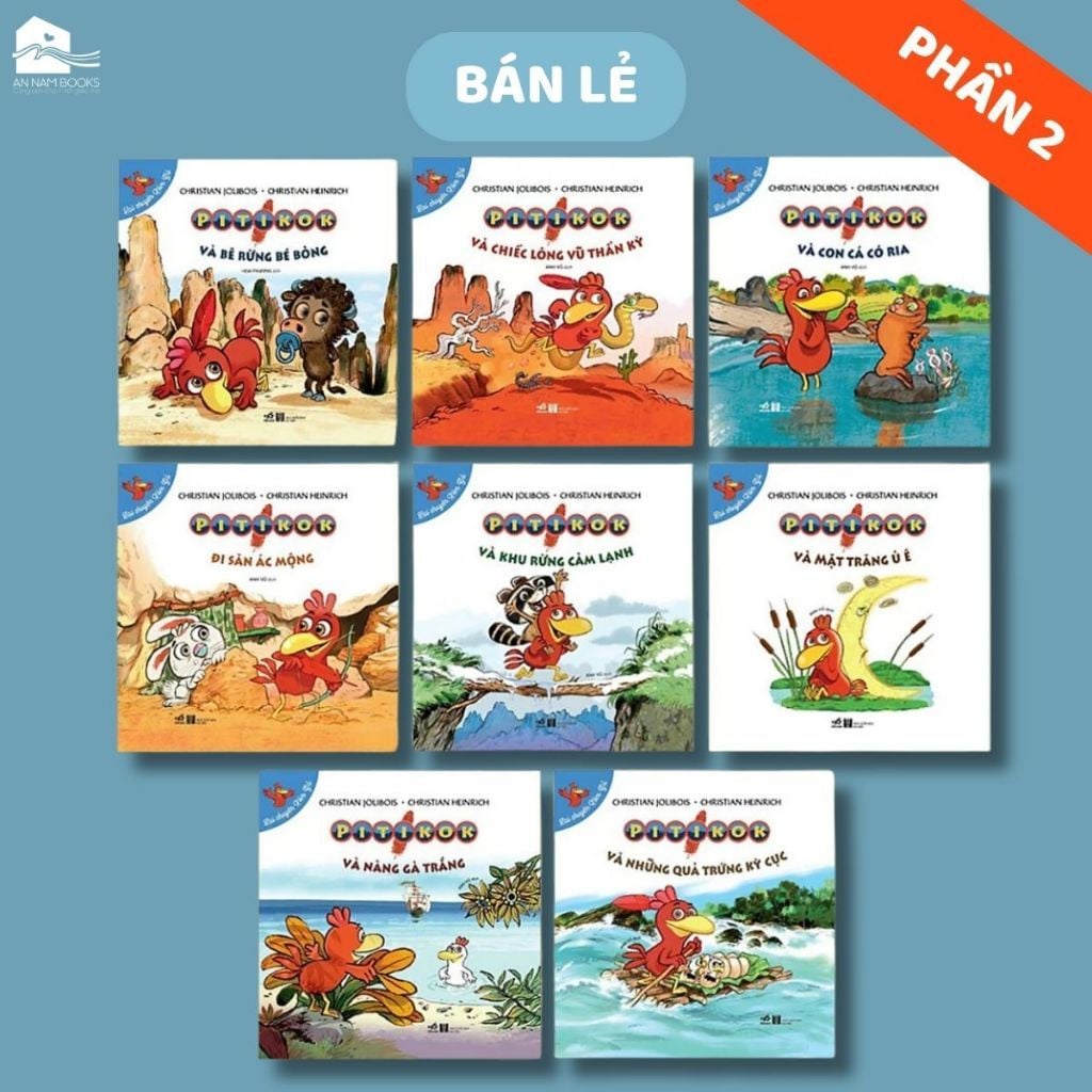  Sách - Lại chuyện xóm Gà Pitikok phần 2 (Bán lẻ) 
