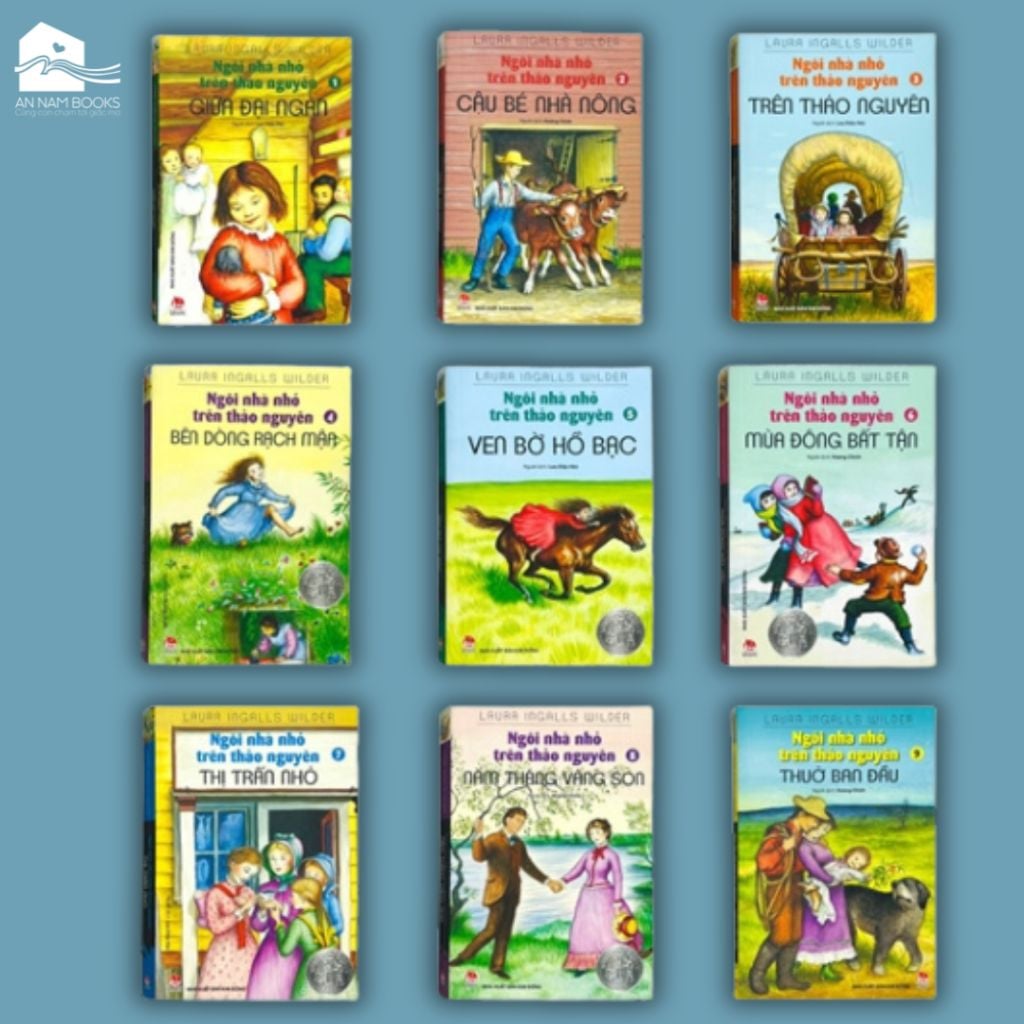  Sách - Bộ truyện Ngôi nhà nhỏ trên thảo nguyên (Bán lẻ) 
