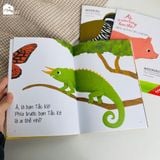  Sách Ehon Nhật Bản - Combo 6 cuốn Ai ở sau lưng bạn thế - Dành cho bé 0-3 tuổi 
