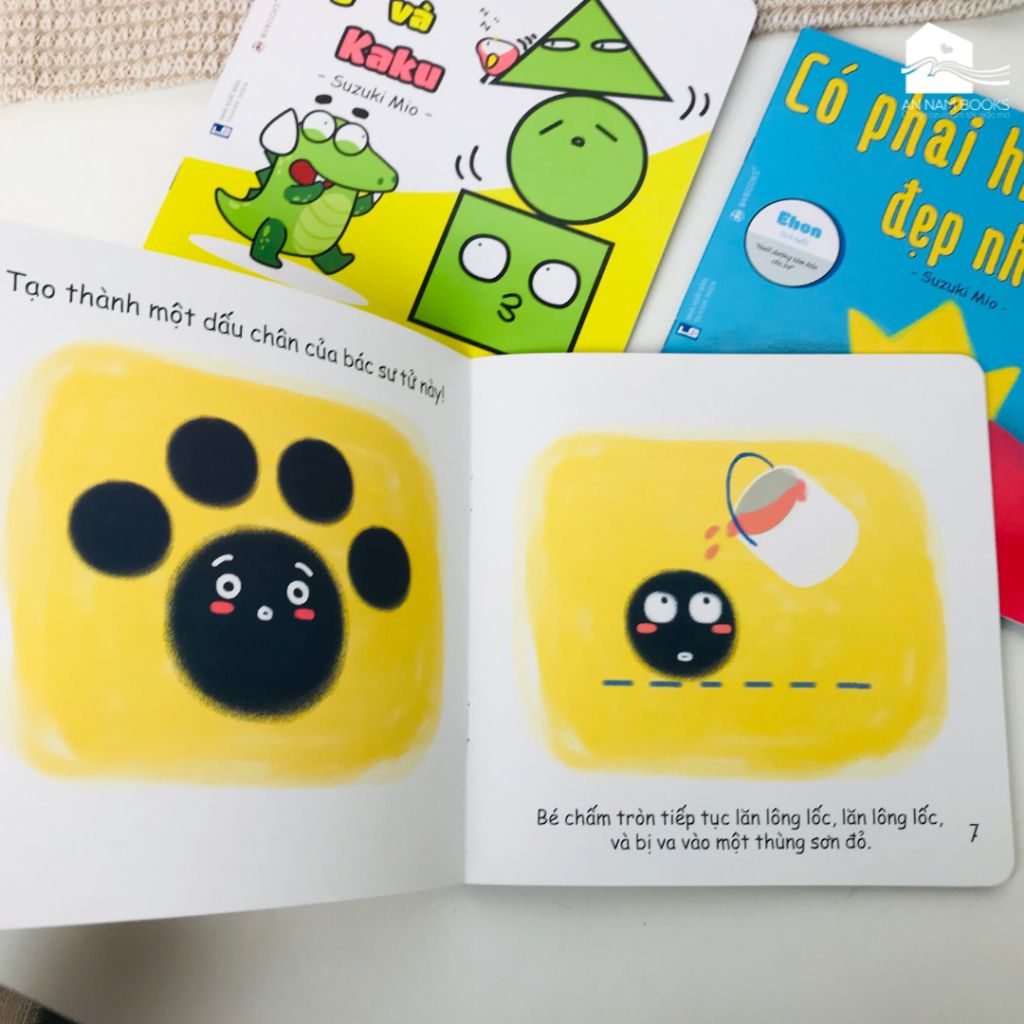  Sách Ehon Combo 3 cuốn Điều kỳ diệu của hình khối Ehon dành cho bé từ 0 6 tuổi 