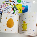  Sách Ehon Nhật Bản cho bé 0-6 tuổi - Điều kỳ diệu của sắc màu - Combo 4 cuốn 