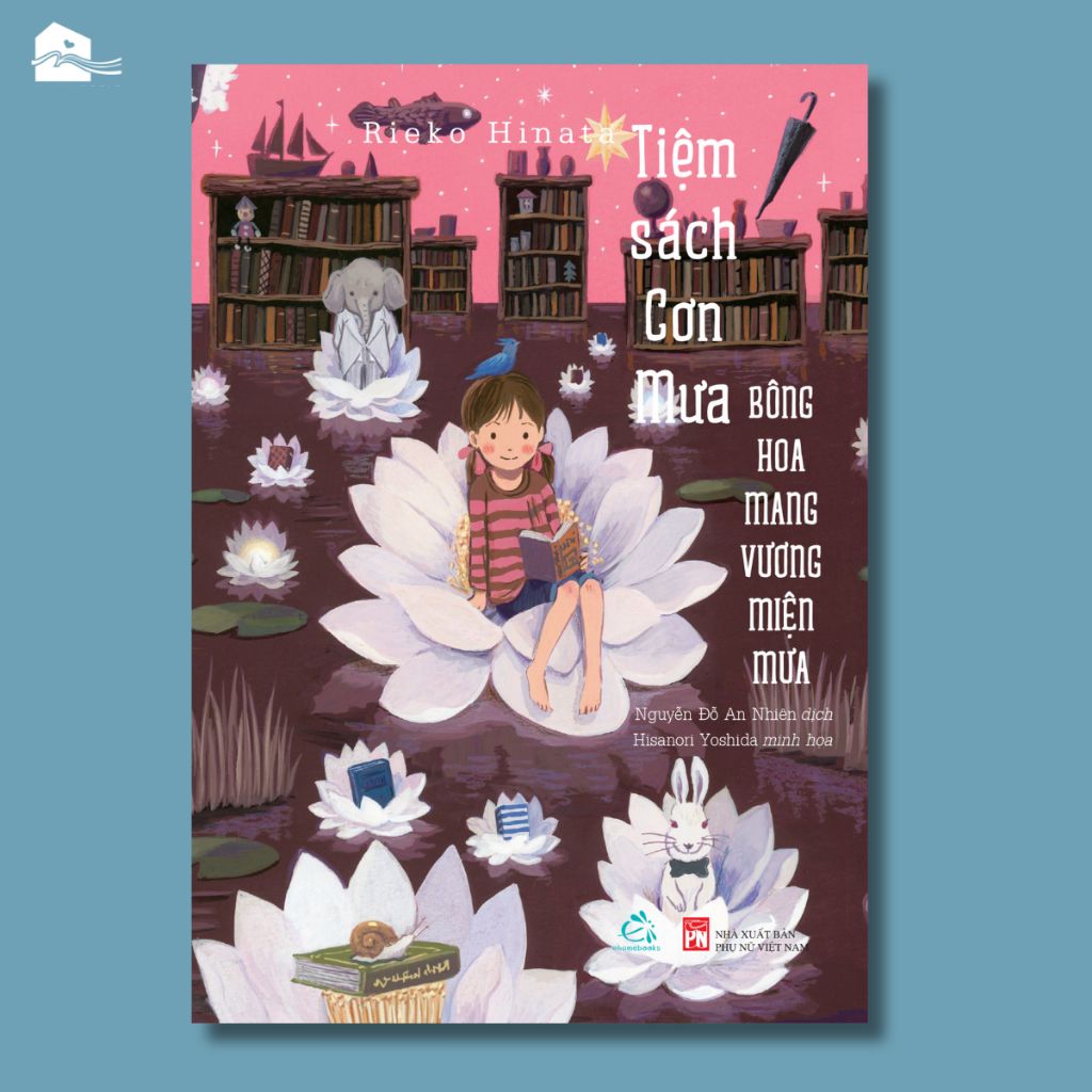  Sách - Tiệm sách cơn mưa - Bông hoa mang vương miện mưa 