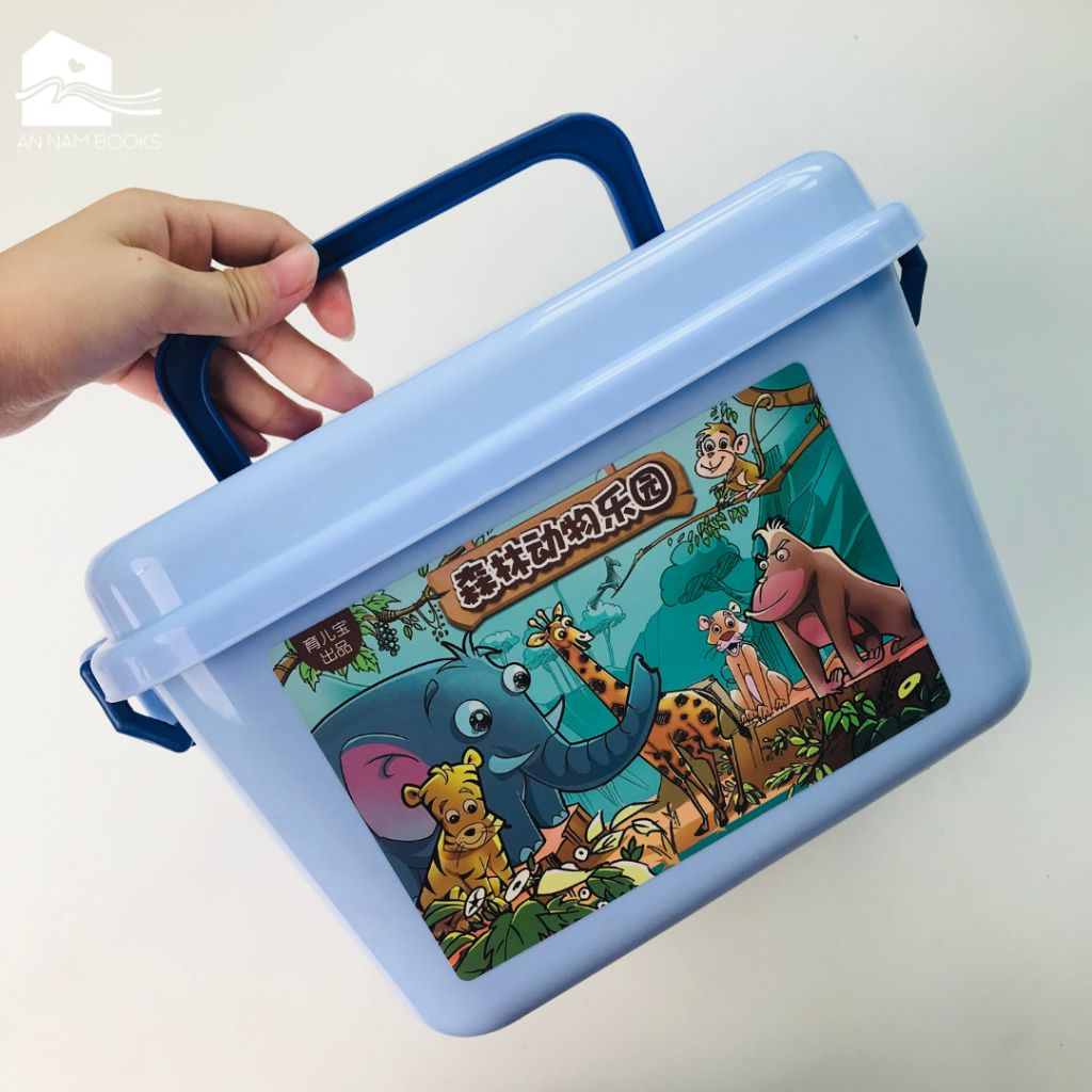  Đồ chơi - Hộp thế giới động vật trong sách (58 chi tiết) 
