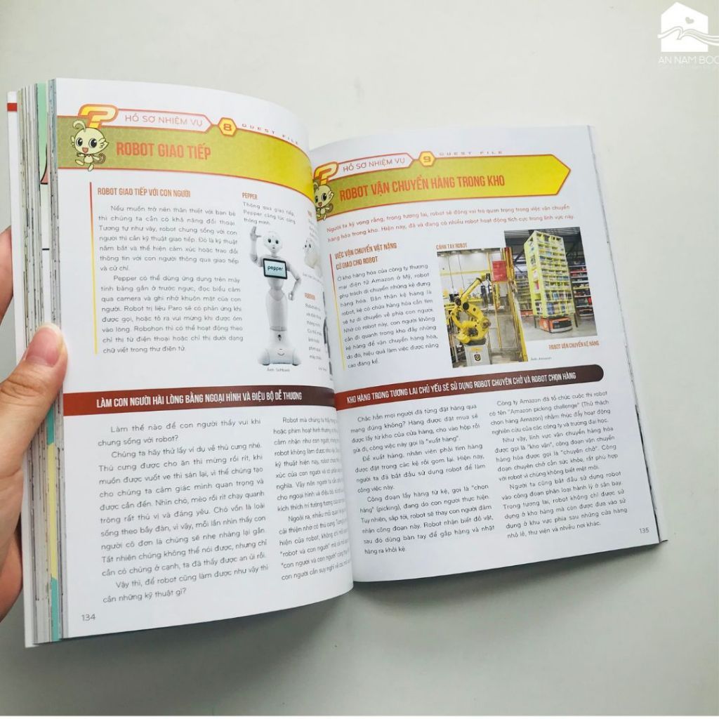  Sách - Nhiệm vụ khoa học kỳ bí Tập 8: Chào mừng tới công viên Robot! 