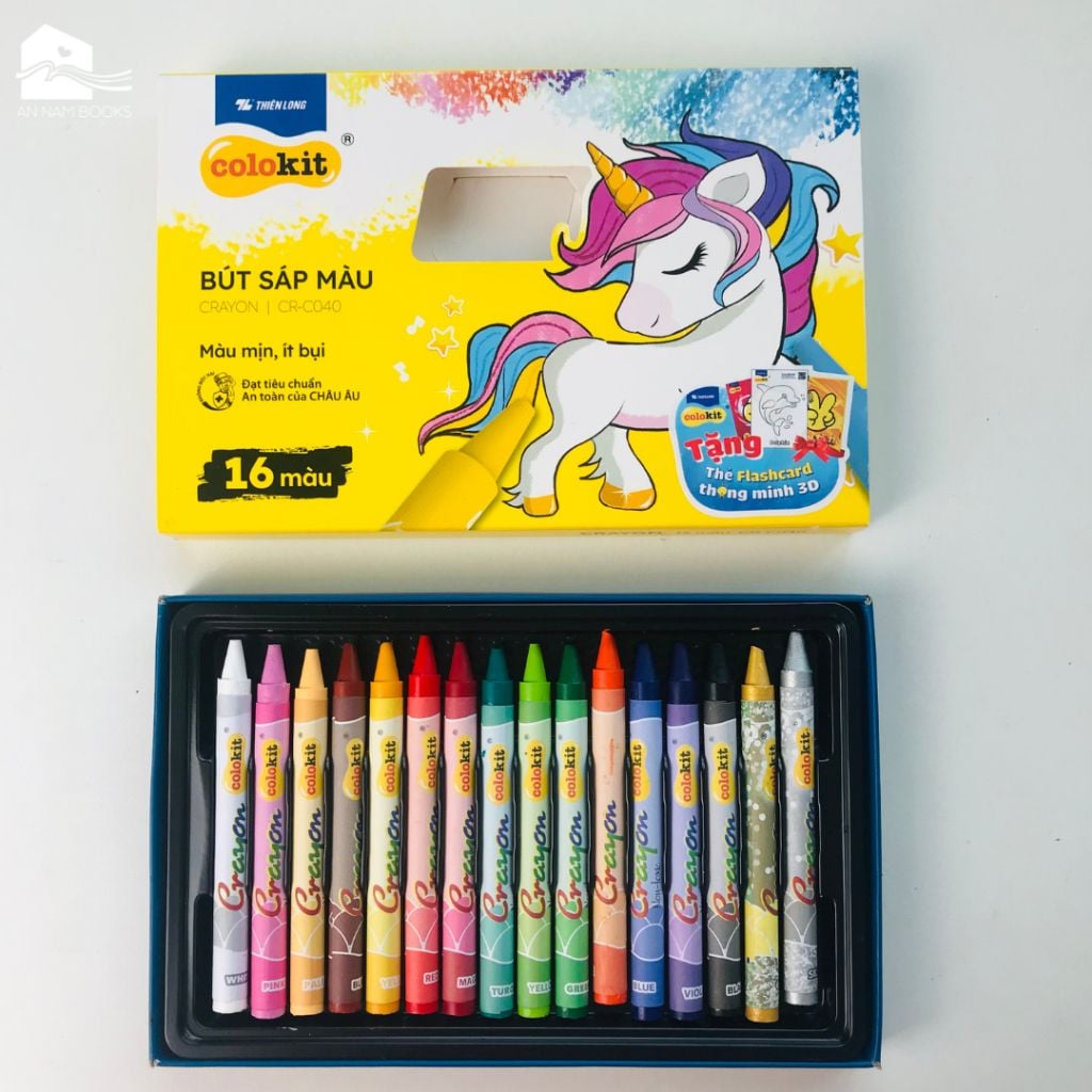  Bộ sáp màu Thiên Long Colokit 16 màu CR-C040 
