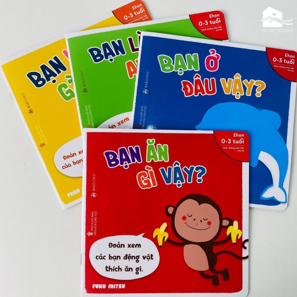  Sách combo 4 cuốn - Bạn là ai vậy (dành cho trẻ từ 0-3 tuổi) 