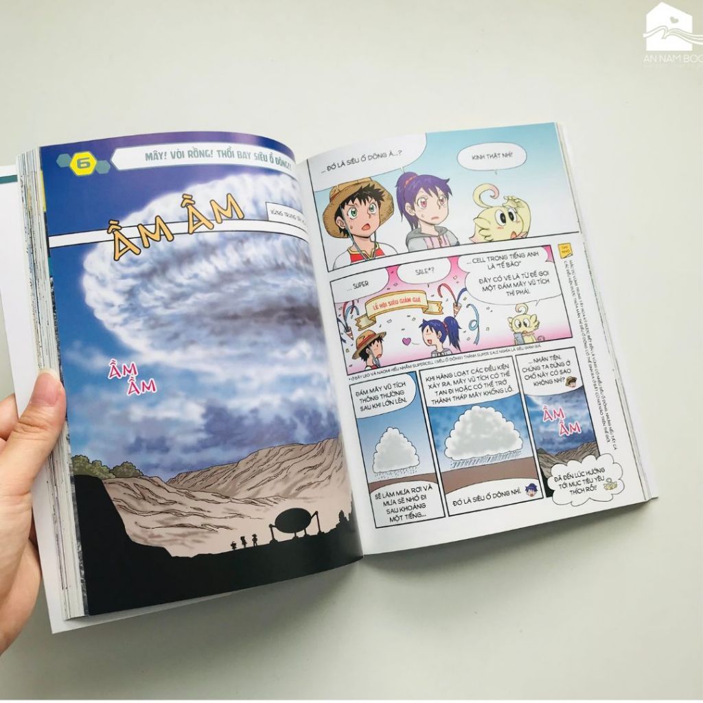  Sách - Nhiệm vụ khoa học kỳ bí Tập 6 - Coi chừng! Quái vật bão đến rồi! 