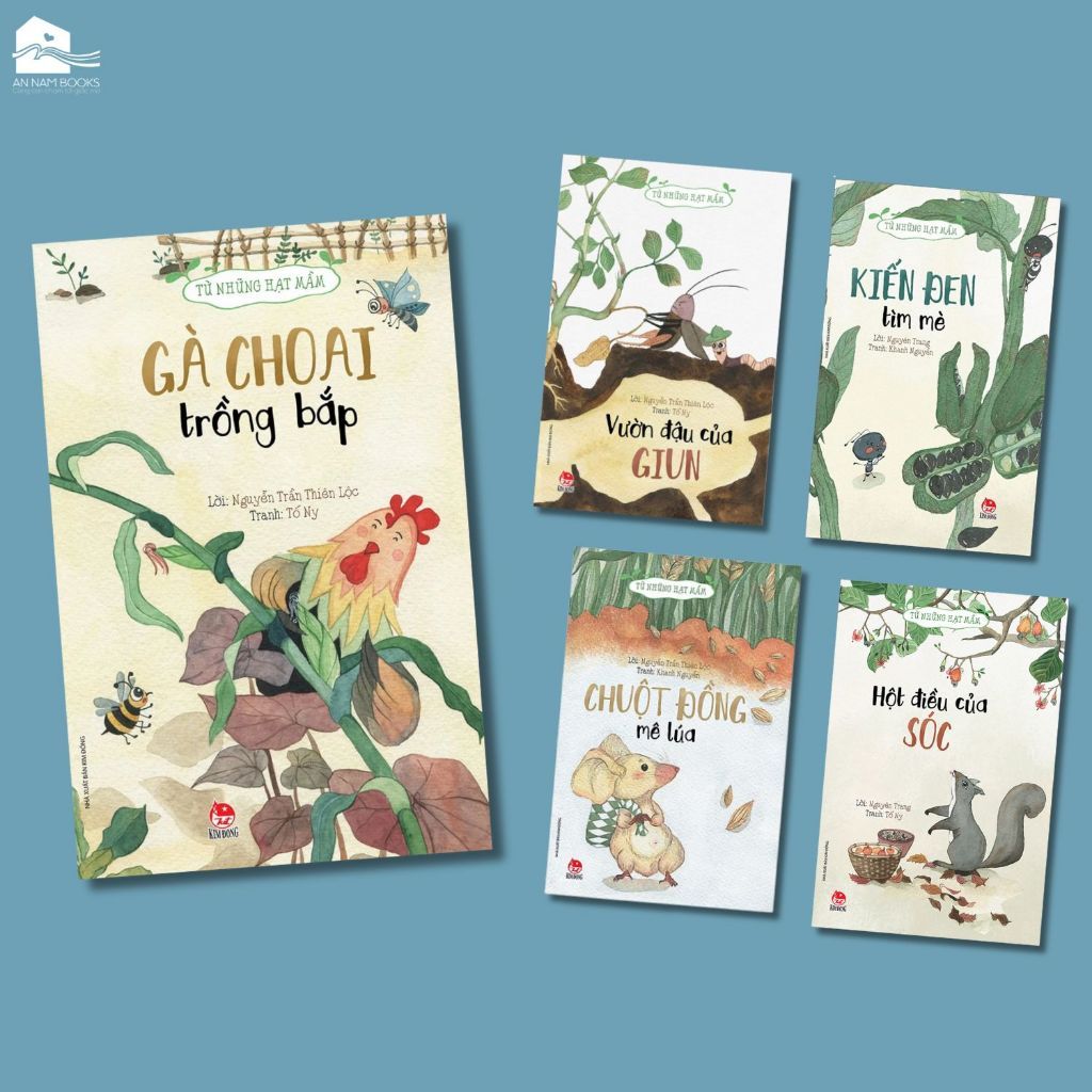  Sách - Bộ truyện thơ Từ những hạt mầm (Combo 5 cuốn) - Tái bản 