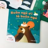  Sách Ehon Combo 3 cuốn Buồn ngủ ơi là buồn ngủ Dành cho trẻ từ 0-4 tuổi 