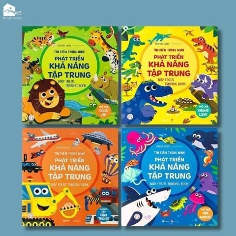  Sách - Combo 4 cuốn "Tìm kiếm thông minh - Phát triển khả năng tập trung" 